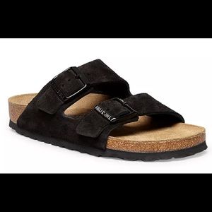 Birkenstock Women’s Arizona Sandal in Black Suede